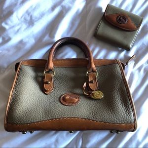 Vintage Dooney & Bourke Bag w Matching Wallet